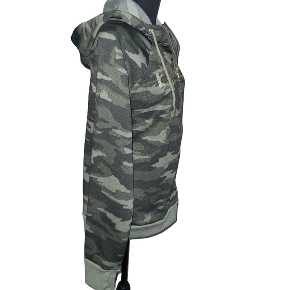 💕NWT BeBe Sport Camo Zip Hoodie💕Size 1X - Picture 3 of 8